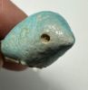 Picture of ANCIENT EGYPT.  BEAUTIFUL COLOR. GRECO - ROMAN - FAIENCE BIRD AMULET . 300 B.C - 100 A.D