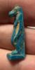 Picture of ANCIENT EGYPT.  BEAUTIFUL COLOR. GRECO - ROMAN - FAIENCE TAWERET AMULET . 300 B.C - 100 A.D