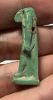 Picture of ANCIENT EGYPT.  BEAUTIFUL COLOR. GRECO - ROMAN - FAIENCE THOTH AMULET . 300 B.C - 100 A.D