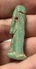 Picture of ANCIENT EGYPT.  BEAUTIFUL COLOR. GRECO - ROMAN - FAIENCE THOTH AMULET . 300 B.C - 100 A.D