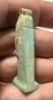 Picture of ANCIENT EGYPT.  BEAUTIFUL COLOR. GRECO - ROMAN - FAIENCE THOTH AMULET . 300 B.C - 100 A.D