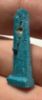 Picture of ANCIENT EGYPT.  BEAUTIFUL COLOR. GRECO - ROMAN - FAIENCE THOTH AMULET . 300 B.C - 100 A.D