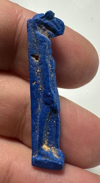 Picture of ANCIENT EGYPT.  BEAUTIFUL COLOR. GRECO - ROMAN - FAIENCE THOTH  AMULET . 300 B.C - 100 A.D