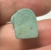 Picture of ANCIENT EGYPT.  BEAUTIFUL COLOR. GRECO - ROMAN - FAIENCE BABOON AMULET . 300 B.C - 100 A.D