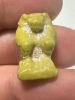 Picture of ANCIENT EGYPT.  BEAUTIFUL COLOR. GRECO - ROMAN - FAIENCE BABOON AMULET . 300 B.C - 100 A.D