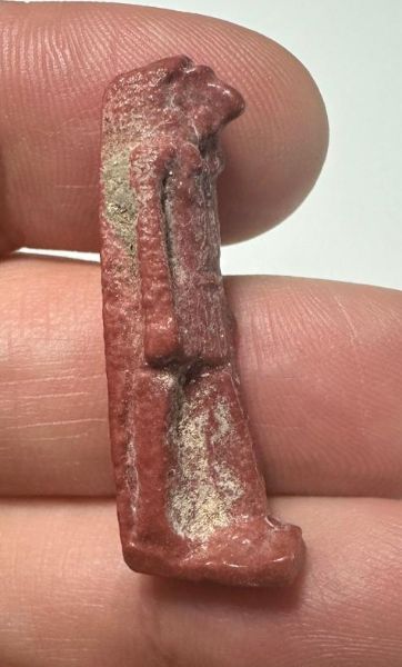 Picture of ANCIENT EGYPT.  BEAUTIFUL COLOR. GRECO - ROMAN - FAIENCE THOTH AMULET . 300 B.C - 100 A.D