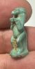 Picture of ANCIENT EGYPT.  BEAUTIFUL COLOR. GRECO - ROMAN - FAIENCE MONKEY AMULET . 300 B.C - 100 A.D