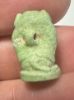 Picture of ANCIENT EGYPT.  BEAUTIFUL COLOR. GRECO - ROMAN - FAIENCE BABOON AMULET . 300 B.C - 100 A.D