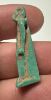 Picture of ANCIENT EGYPT.  BEAUTIFUL COLOR. GRECO - ROMAN - FAIENCE KHNUM AMULET . 300 B.C - 100 A.D