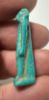 Picture of ANCIENT EGYPT.  BEAUTIFUL COLOR. GRECO - ROMAN - FAIENCE KHNUM AMULET . 300 B.C - 100 A.D