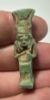 Picture of ANCIENT EGYPT.  BEAUTIFUL COLOR. GRECO - ROMAN - FAIENCE ISIS NURSING HORUS AMULET . 300 B.C - 100 A.D