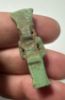 Picture of ANCIENT EGYPT.  BEAUTIFUL COLOR. GRECO - ROMAN - FAIENCE ISIS NURSING HORUS AMULET . 300 B.C - 100 A.D