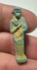 Picture of ANCIENT EGYPT.  BEAUTIFUL COLOR. GRECO - ROMAN - FAIENCE ISIS NURSING HORUS AMULET . 300 B.C - 100 A.D