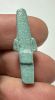 Picture of ANCIENT EGYPT.  BEAUTIFUL COLOR. GRECO - ROMAN - FAIENCE ISIS NURSING HORUS AMULET . 300 B.C - 100 A.D