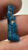 Picture of ANCIENT EGYPT.  BEAUTIFUL COLOR. GRECO - ROMAN - FAIENCE ISIS NURSING HORUS AMULET . 300 B.C - 100 A.D