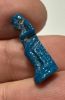 Picture of ANCIENT EGYPT.  BEAUTIFUL COLOR. GRECO - ROMAN - FAIENCE ISIS NURSING HORUS AMULET . 300 B.C - 100 A.D