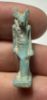 Picture of ANCIENT EGYPT.  BEAUTIFUL COLOR. GRECO - ROMAN - FAIENCE ANUBIS AMULET . 300 B.C - 100 A.D