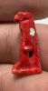 Picture of ANCIENT EGYPT.  VERY RARE RED COLOR. GRECO - ROMAN - FAIENCE THOTH AMULET . 300 B.C - 100 A.D