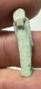 Picture of ANCIENT EGYPT.  BEAUTIFUL COLOR. GRECO - ROMAN - FAIENCE  AMULET OF A MALE FIGURE . 300 B.C - 100 A.D