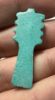Picture of ANCIENT EGYPT.  BEAUTIFUL COLOR. GRECO - ROMAN - FAIENCE DJED PILLAR AMULET . 300 B.C - 100 A.D