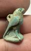Picture of ANCIENT EGYPT.  BEAUTIFUL COLOR. GRECO - ROMAN - FAIENCE  HORUS AMULET . 300 B.C - 100 A.D