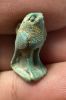 Picture of ANCIENT EGYPT.  BEAUTIFUL COLOR. GRECO - ROMAN - FAIENCE  HORUS AMULET . 300 B.C - 100 A.D