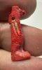 Picture of ANCIENT EGYPT.  VERY RARE RED COLOR. GRECO - ROMAN - FAIENCE TAWERET AMULET . 300 B.C - 100 A.D