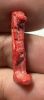Picture of ANCIENT EGYPT.  VERY RARE RED COLOR. GRECO - ROMAN - FAIENCE TAWERET AMULET . 300 B.C - 100 A.D