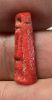 Picture of ANCIENT EGYPT.  VERY RARE RED COLOR. GRECO - ROMAN - FAIENCE THOTH AMULET . 300 B.C - 100 A.D