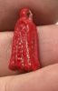 Picture of ANCIENT EGYPT.  VERY RARE RED COLOR. GRECO - ROMAN - FAIENCE LOTUS FLOWER AMULET . 300 B.C - 100 A.D