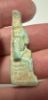 Picture of ANCIENT EGYPT.  BEAUTIFUL COLOR. GRECO - ROMAN - FAIENCE ISIS NURSING HORUS AMULET . 300 B.C - 100 A.D