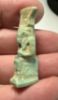 Picture of ANCIENT EGYPT.  BEAUTIFUL COLOR. GRECO - ROMAN - FAIENCE ISIS NURSING HORUS AMULET . 300 B.C - 100 A.D