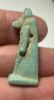 Picture of ANCIENT EGYPT.  BEAUTIFUL COLOR. GRECO - ROMAN - FAIENCE ANUBIS AMULET . 300 B.C - 100 A.D
