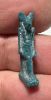 Picture of ANCIENT EGYPT.  VERY NICE COLOR. GRECO - ROMAN - FAIENCE ANUBIS AMULET . 300 B.C - 100 A.D
