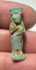 Picture of ANCIENT EGYPT.  BEAUTIFUL COLOR. GRECO - ROMAN - FAIENCE ISIS NURSING HORUS AMULET . 300 B.C - 100 A.D