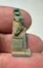 Picture of ANCIENT EGYPT.  BEAUTIFUL COLOR. GRECO - ROMAN - FAIENCE ISIS NURSING HORUS AMULET . 300 B.C - 100 A.D