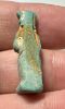 Picture of ANCIENT EGYPT.  BEAUTIFUL COLOR. GRECO - ROMAN - FAIENCE ISIS NURSING HORUS AMULET . 300 B.C - 100 A.D