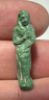 Picture of ANCIENT EGYPT.  BEAUTIFUL COLOR. GRECO - ROMAN - FAIENCE ISIS NURSING HORUS AMULET . 300 B.C - 100 A.D