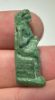 Picture of ANCIENT EGYPT.  BEAUTIFUL COLOR. GRECO - ROMAN - FAIENCE ISIS NURSING HORUS AMULET . 300 B.C - 100 A.D