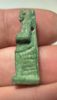 Picture of ANCIENT EGYPT.  BEAUTIFUL COLOR. GRECO - ROMAN - FAIENCE ISIS NURSING HORUS AMULET . 300 B.C - 100 A.D