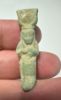 Picture of ANCIENT EGYPT.  BEAUTIFUL COLOR. GRECO - ROMAN - FAIENCE ISIS NURSING HORUS AMULET . 300 B.C - 100 A.D