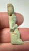 Picture of ANCIENT EGYPT.  BEAUTIFUL COLOR. GRECO - ROMAN - FAIENCE ISIS NURSING HORUS AMULET . 300 B.C - 100 A.D
