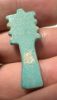 Picture of ANCIENT EGYPT.  BEAUTIFUL COLOR. GRECO - ROMAN - FAIENCE DJED PILLAR AMULET . 300 B.C - 100 A.D