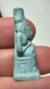 Picture of ANCIENT EGYPT.  BEAUTIFUL COLOR. GRECO - ROMAN - FAIENCE ISIS NURSING HORUS AMULET . 300 B.C - 100 A.D