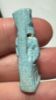 Picture of ANCIENT EGYPT.  BEAUTIFUL COLOR. GRECO - ROMAN - FAIENCE ISIS NURSING HORUS AMULET . 300 B.C - 100 A.D