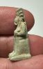 Picture of ANCIENT EGYPT.  BEAUTIFUL COLOR. GRECO - ROMAN - FAIENCE ISIS NURSING HORUS AMULET . 300 B.C - 100 A.D