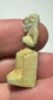Picture of ANCIENT EGYPT.  BEAUTIFUL COLOR. GRECO - ROMAN - FAIENCE ISIS NURSING HORUS AMULET . 300 B.C - 100 A.D
