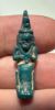 Picture of ANCIENT EGYPT.  BEAUTIFUL COLOR. GRECO - ROMAN - FAIENCE ISIS NURSING HORUS AMULET . 300 B.C - 100 A.D