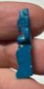 Picture of ANCIENT EGYPT.  BEAUTIFUL COLOR. GRECO - ROMAN - FAIENCE ISIS NURSING HORUS AMULET . 300 B.C - 100 A.D