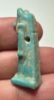 Picture of ANCIENT EGYPT.  BEAUTIFUL COLOR. GRECO - ROMAN - FAIENCE ANUBIS AMULET . 300 B.C - 100 A.D